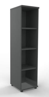 Regal TEN 4 OH, 40 cm breit onyxgrau